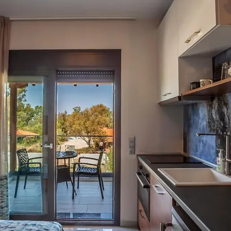 Olia Seaside Residence 120M From The Beach Pefkochori Exterior foto