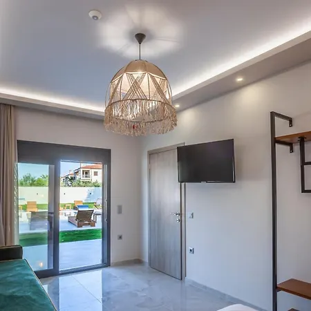 Olia Seaside Residence 120M From The Beach Pefkochori Exterior foto