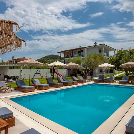 Olia Seaside Residence 120M From The Beach Pefkochori Exterior foto